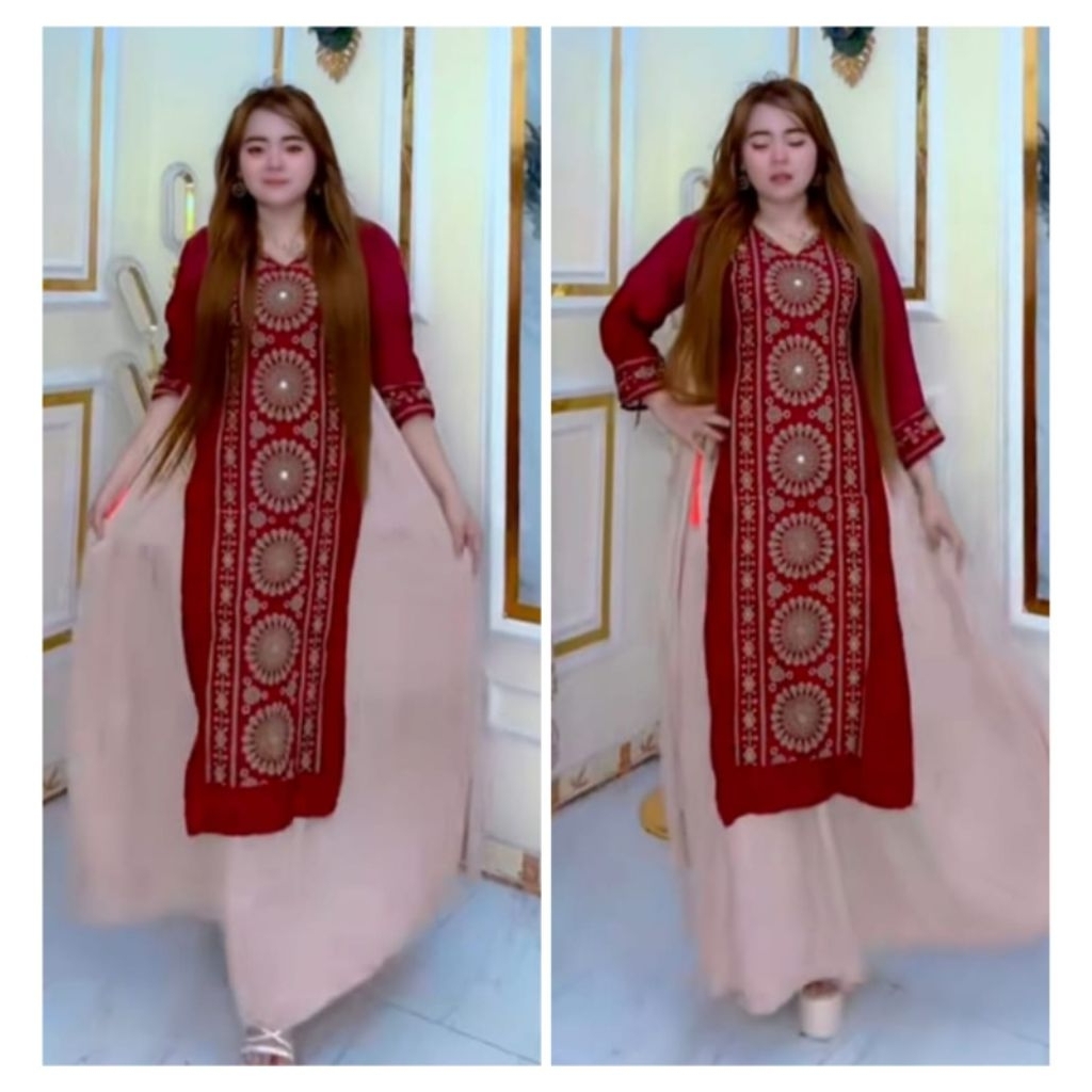 gamis hindi anjeli lidah terviral