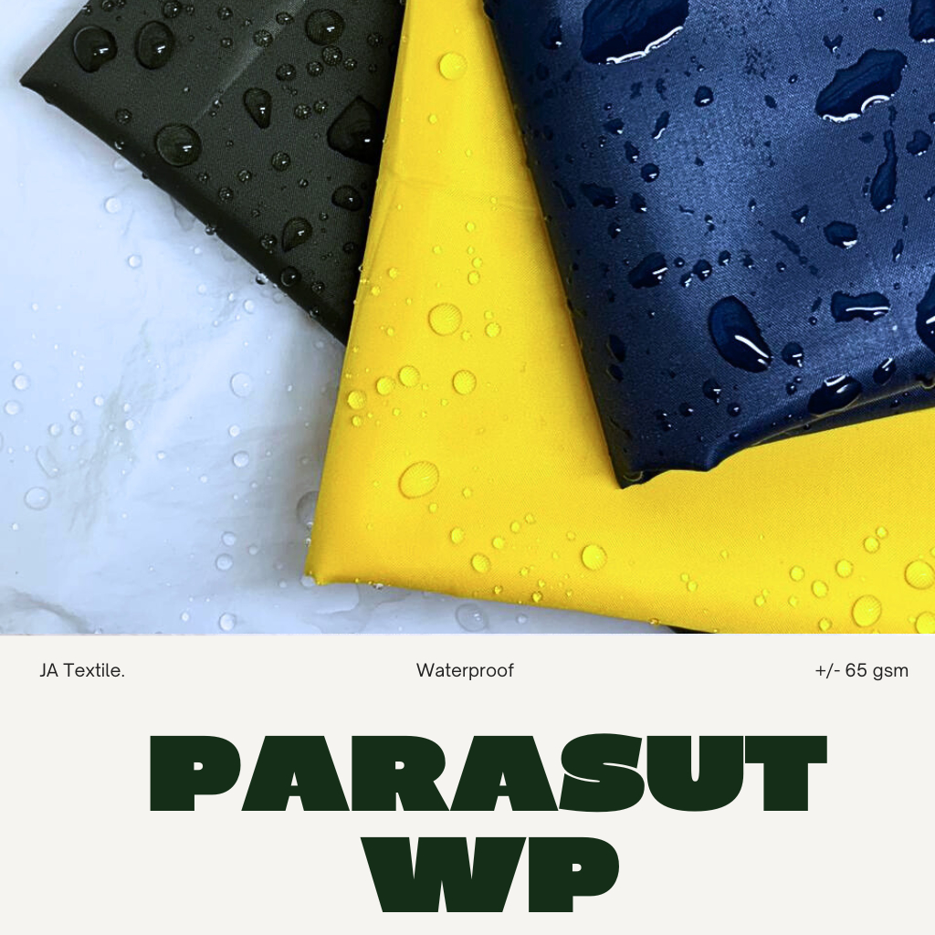 KAIN PARASUT WP | Waterproof Polyester Polos