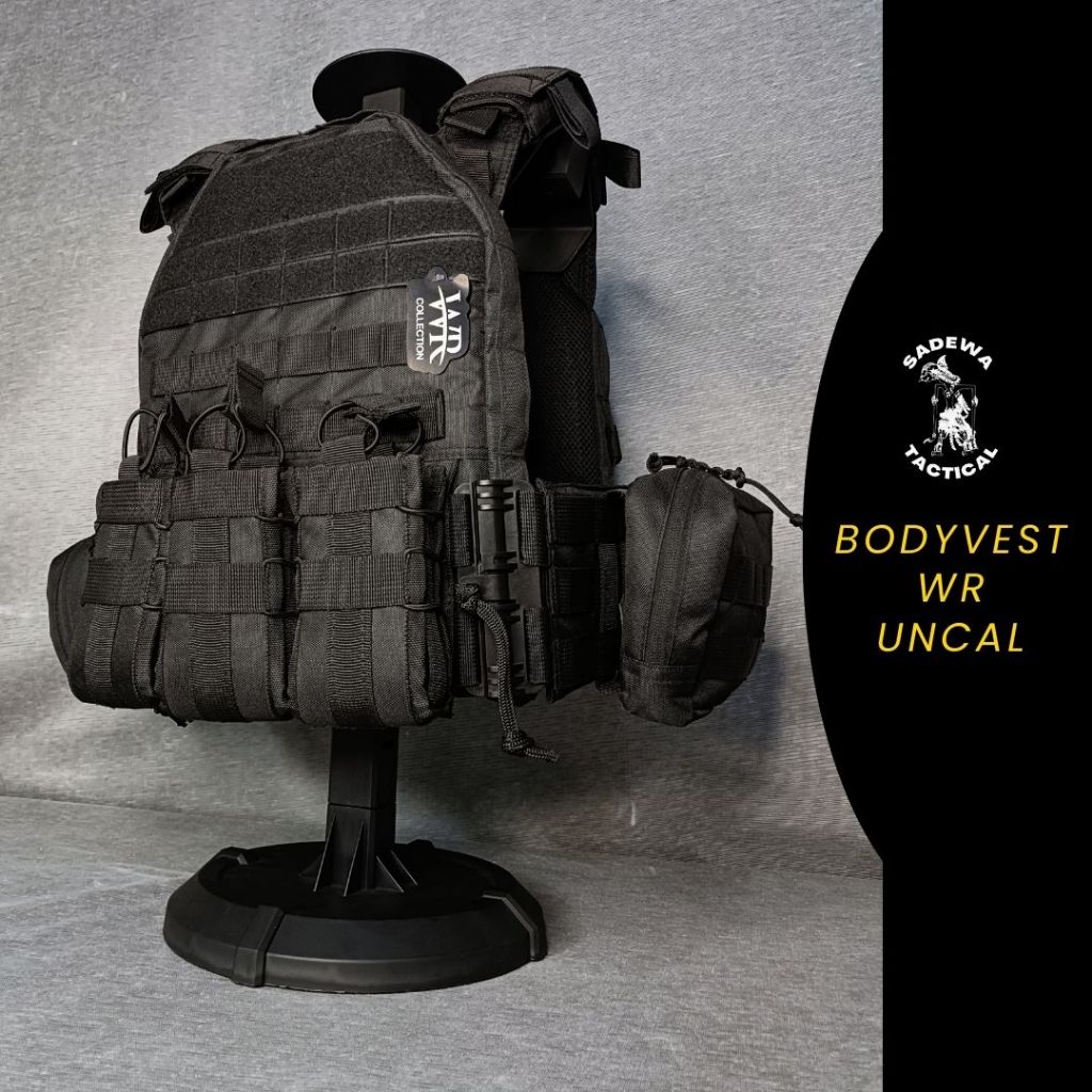Bodyvest Rompi Uncal Tactical Quick Release Merk WR / Body Vest TNI Polri Satgas / Rompi Anti Peluru