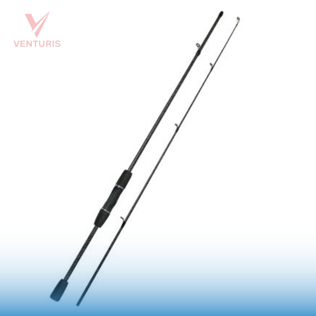 Joran Pancing Spinning 2 Segments Carbon solid sambung