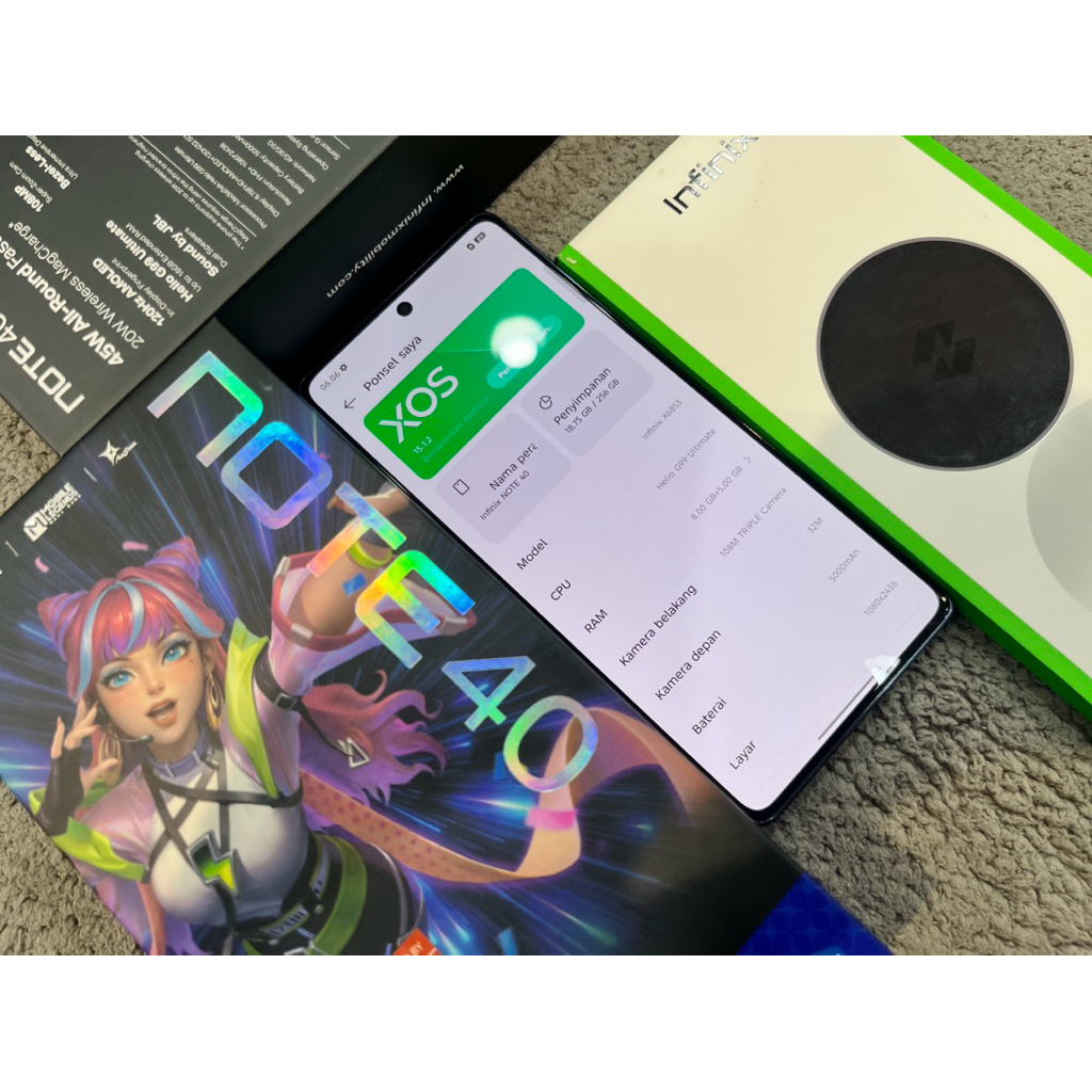 Infinix Note 40 Ram 8/256gb