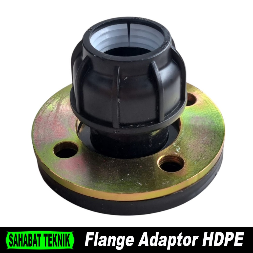 HDPE Flange Adaptor Compression 90 mm / 3 inch For Pipa HDPE