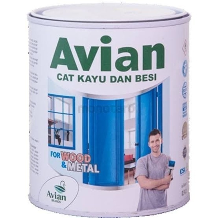 AVIAN SYNTHETIC KG // CAT KAYU DAN BESI AVIAN MENGKILAP, MATTE 1KG & 0,5KG