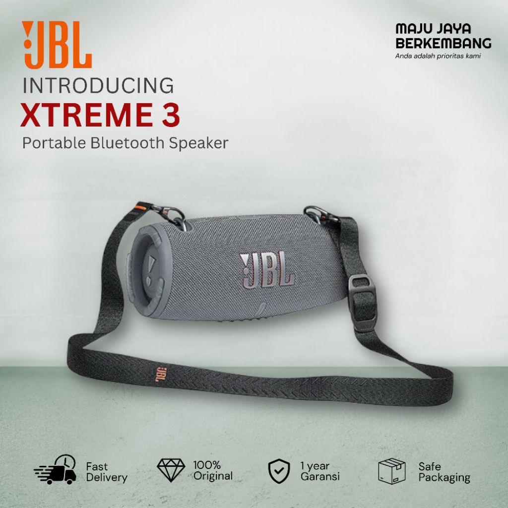 JBL XTREME 3 PORTABLE SPEAKER BLUETOOTH ORIGINAL IMS WARANTY GREY