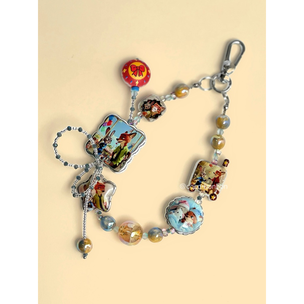 ZOOTOPIA Bag Charm / ZOOTOPIA Phone Strap / Phone Charm lucu/ Gantungan tas Zootopia / Gantungan HP 