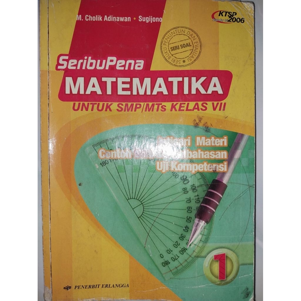 Buku Bekas Seribu Pena Kelas 7 SMP MATEMATIKA (KTSP 2006)