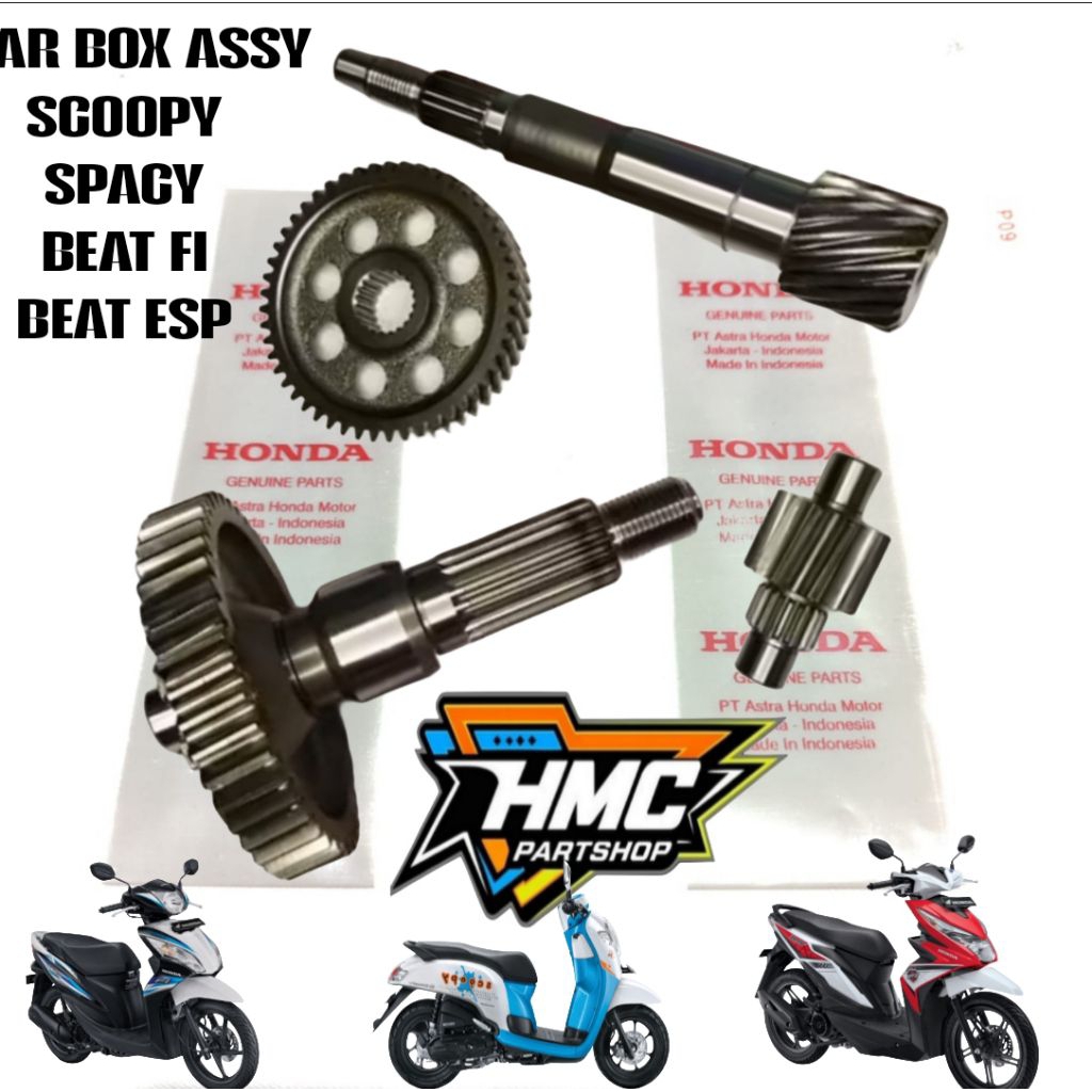 GEAR BOX ASSY AS PULLY beat esp beat fi spacy scoopy kode part K81 KZL K44 original