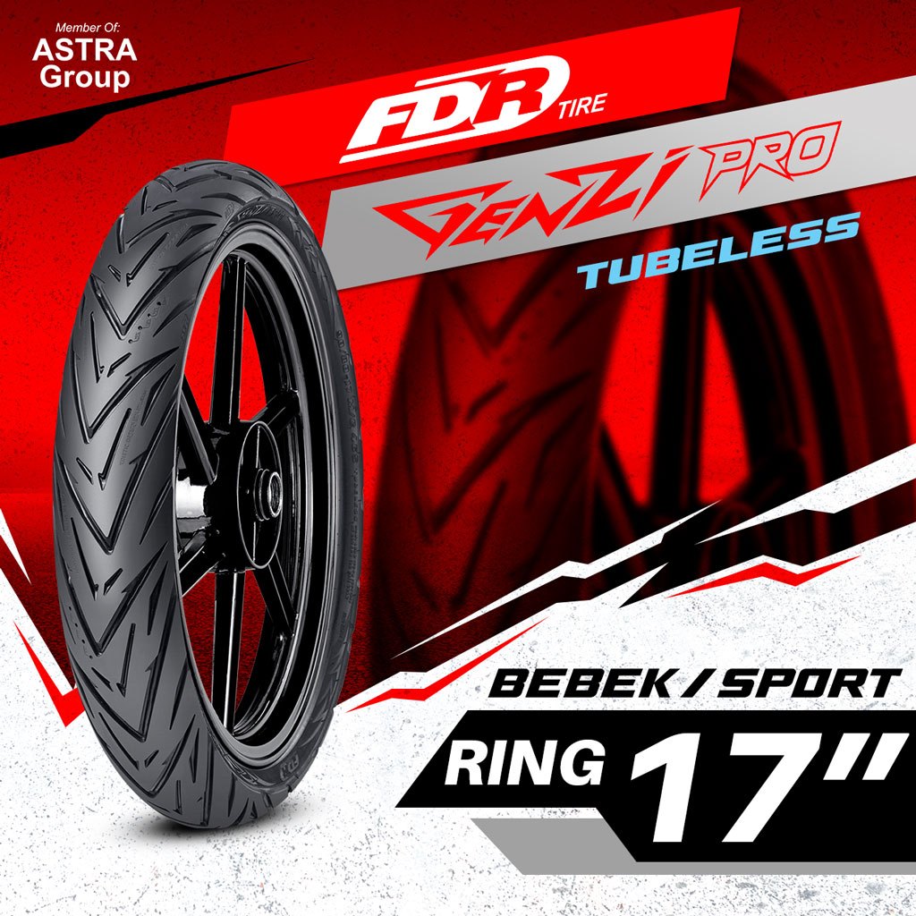 FDR GENZI PRO - Ban Motor Tubeless Ring 17