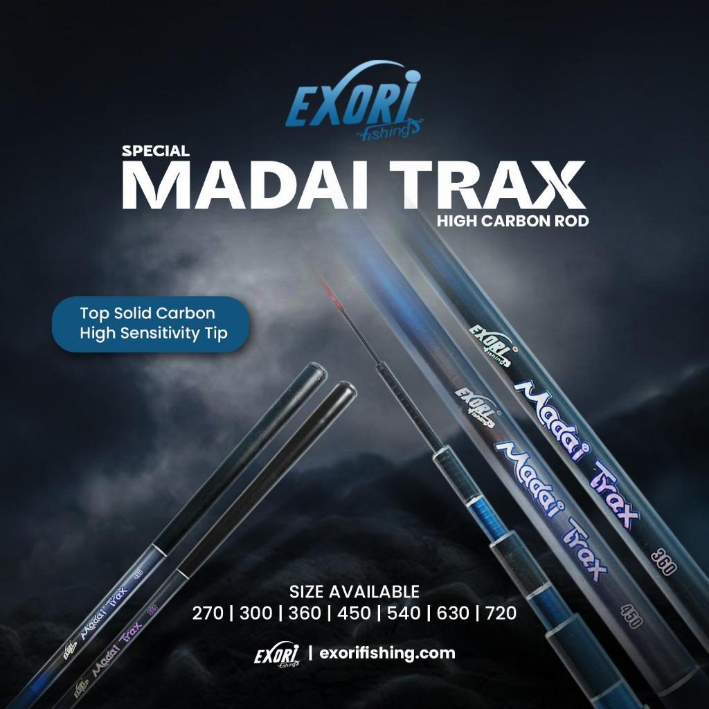 Joran Tegek Exori Madai Trax 270 s/d 720 | Top Solid Carbon | High Sensitivity Tip