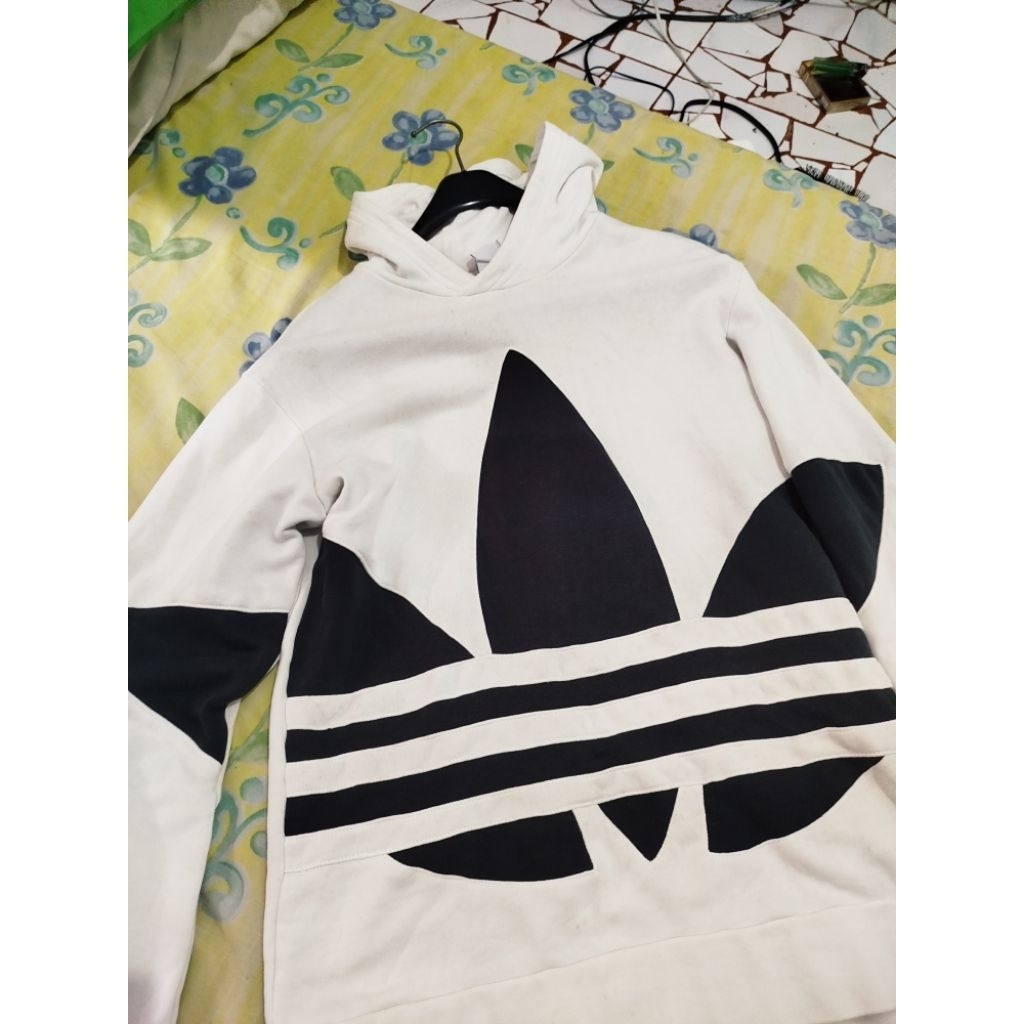 Adidas White big logo 3foil
