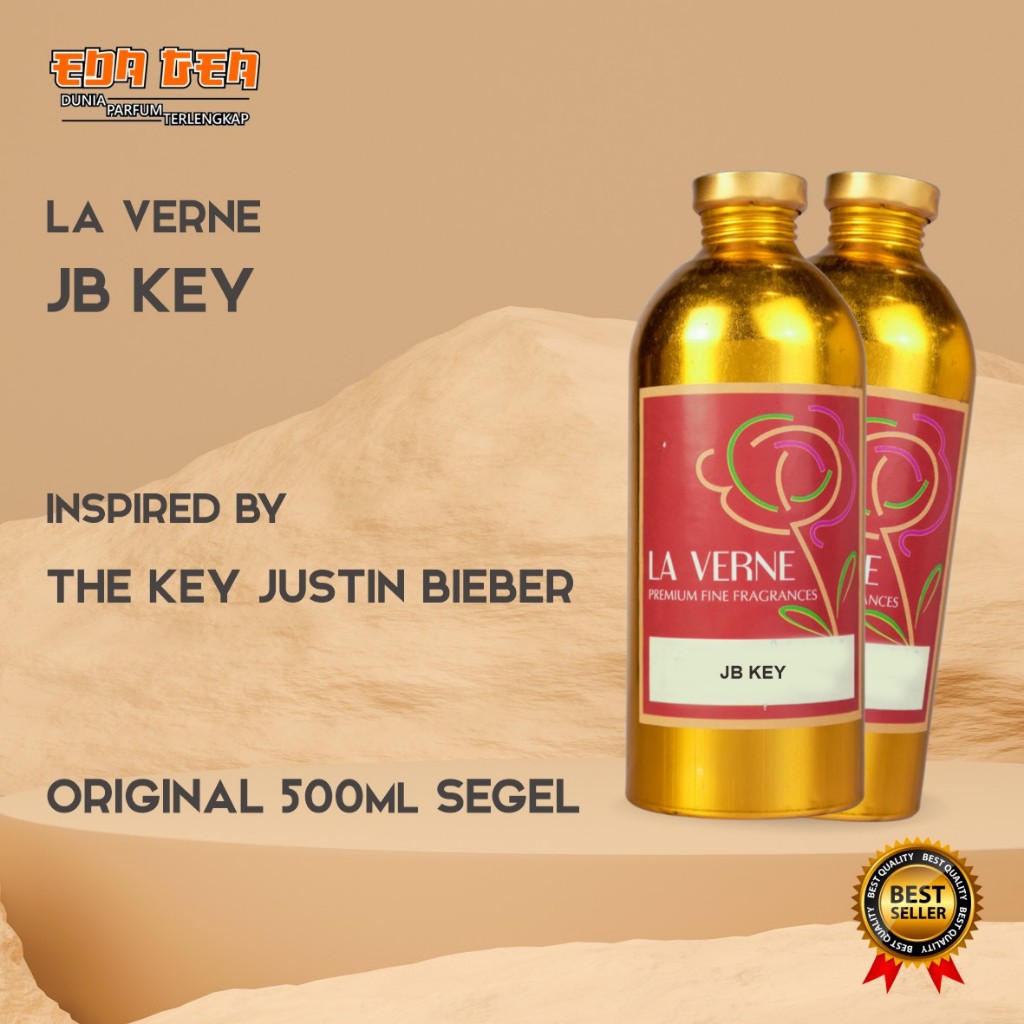 bibit parfum murni JB KEY / THE KEY JUSTIN BIEBER LA VERNE 500ML SEGEL
