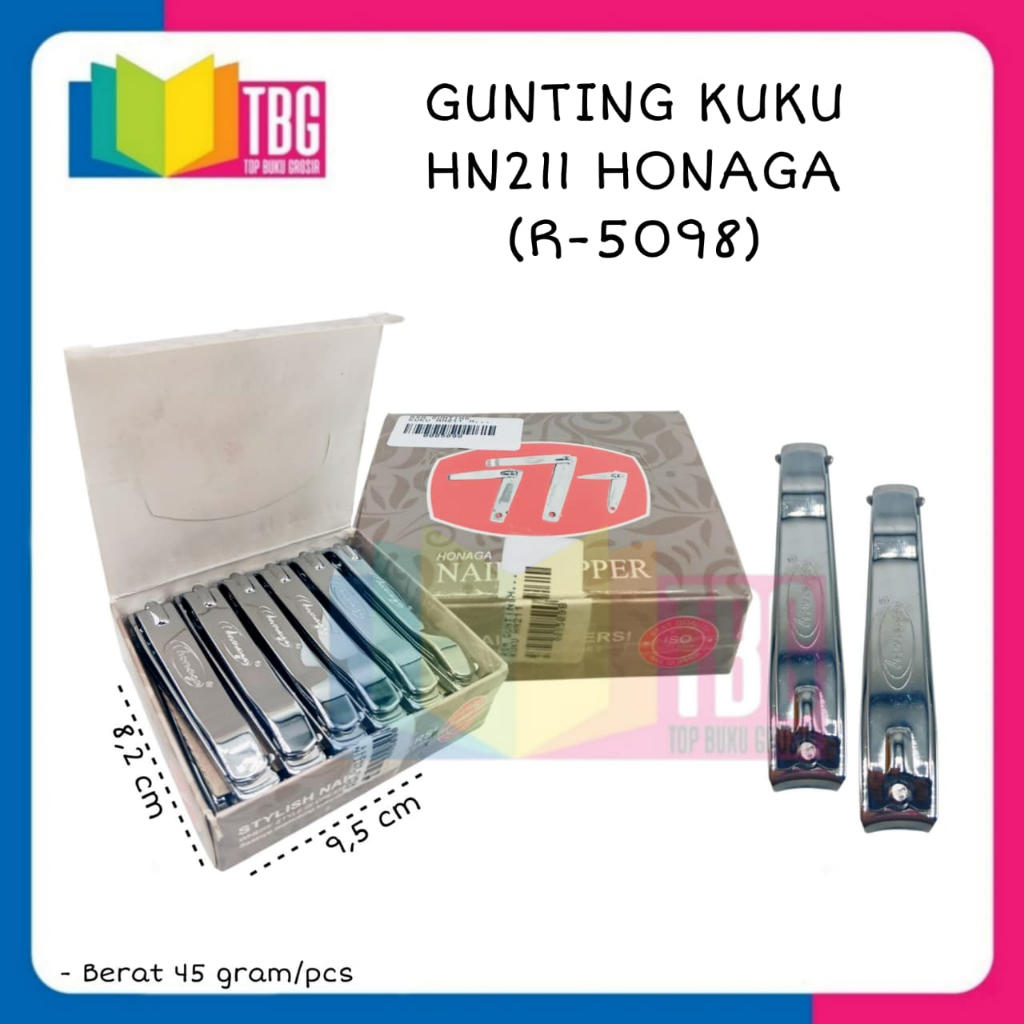 1 PCS GUNTING KUKU HN211 HONAGA / PEMOTONG KUKU / GUNTING KUKU HONAGA (R-5098)