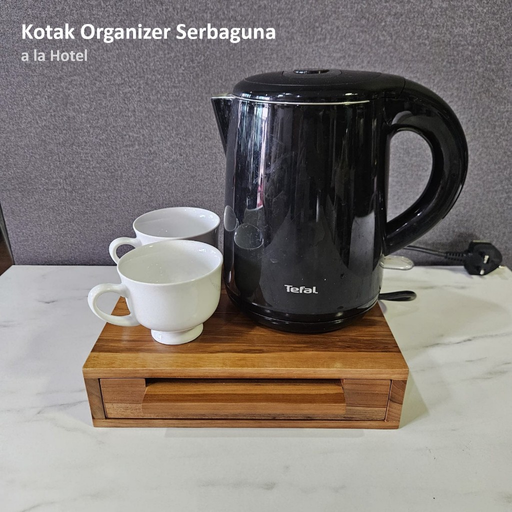 LusioSB Kotak Organizer Hotel Serbaguna Kotak Teh Kopi Sachet