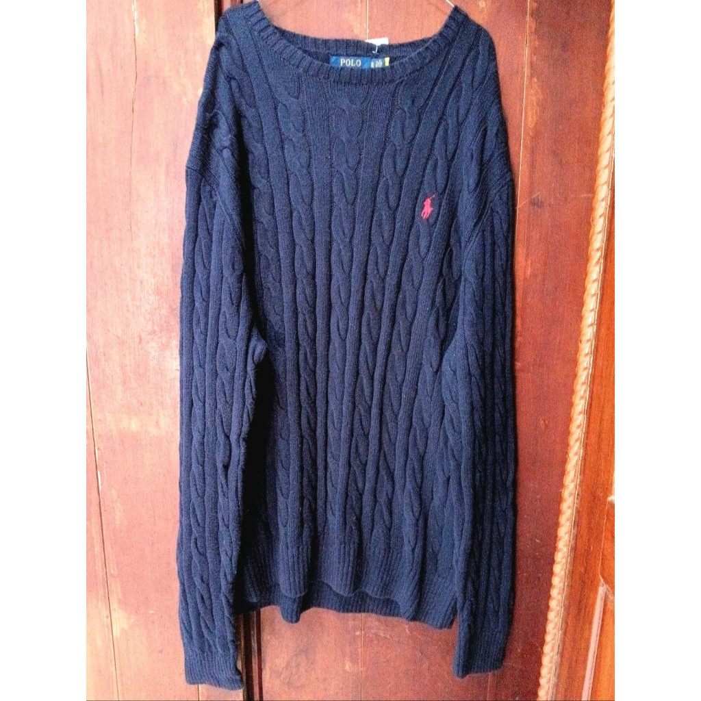 Ralph Lauren Cable Sweater - Size XL