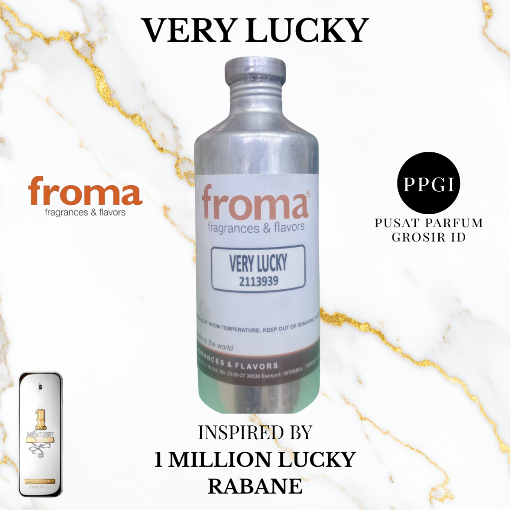 Bibit Parfum VERY LUCKY INSPIRED BY 1 MILLION LUCKY – 500ml Segel | by FROMA