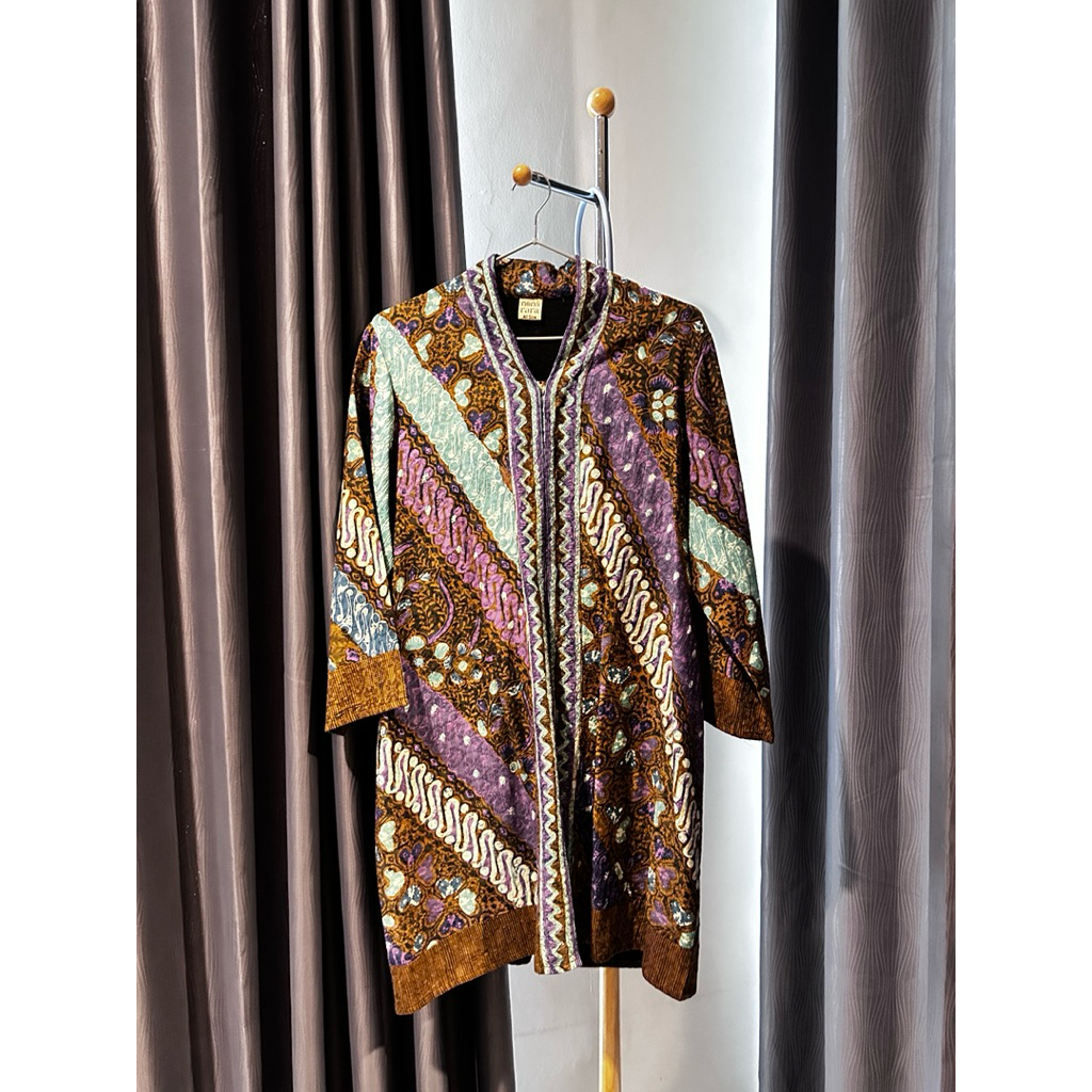 [ORI PRELOVED] NONA RARA - Kusuma Permen T2178, Baju Batik Kasual Modern big size up to XL