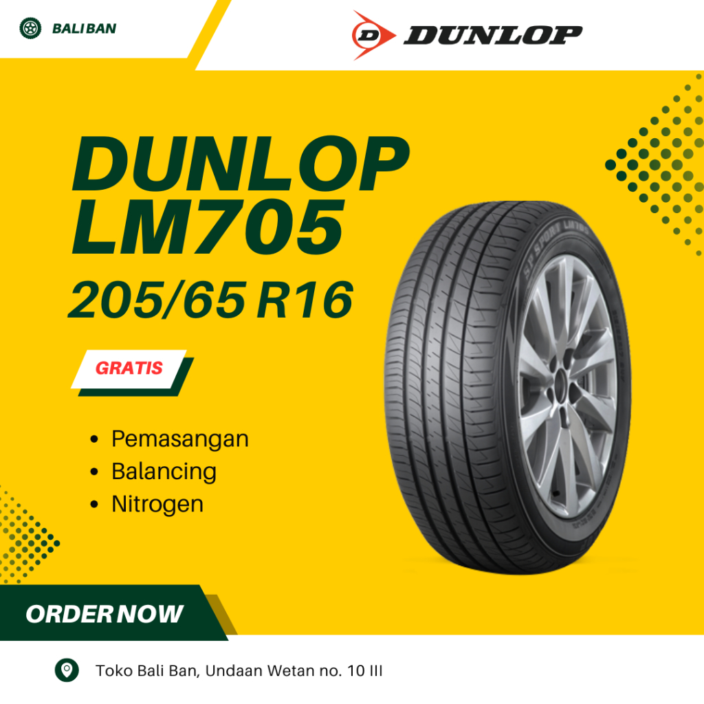Ban Dunlop lm705 205/65 R16 Ban Innova Reborn