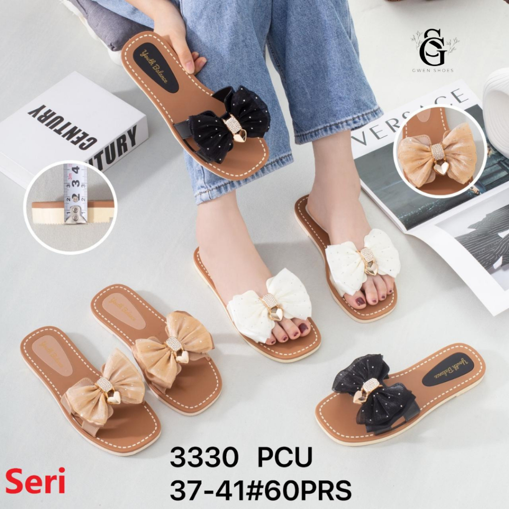 Youth Balance Sandal Selop Teplek Pita Variasi Love / 3330