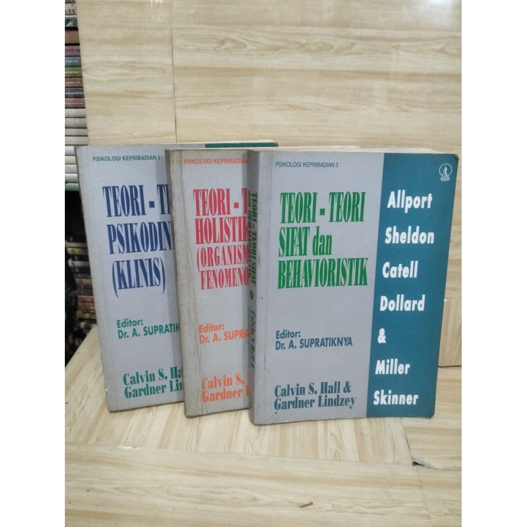 PSIKOLOGI KEPRIBADIAN Jld 1, 2, 3 by Calvin S Hall