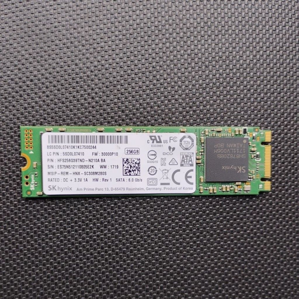 SSD M.2 256GB NO DETECT KONDISI RUSAK