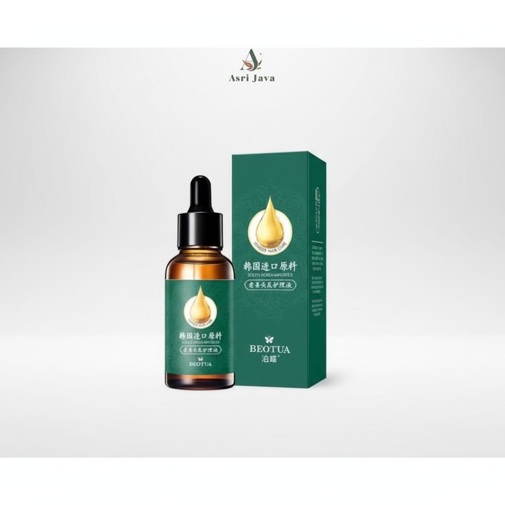 Natural Essence Beotua Beard Oil Penumbuh Rambut Serum Perawatan  Penebal Kumis Brewok Jambang Alis 