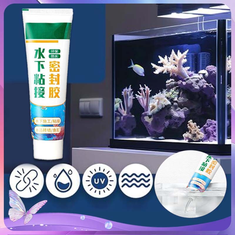 Lem Sealer Anti Bocor Lem Anti Air Super Kuat Perekat Kedap Air Lem Kaca Akuarium Tahan Air Yang Kua