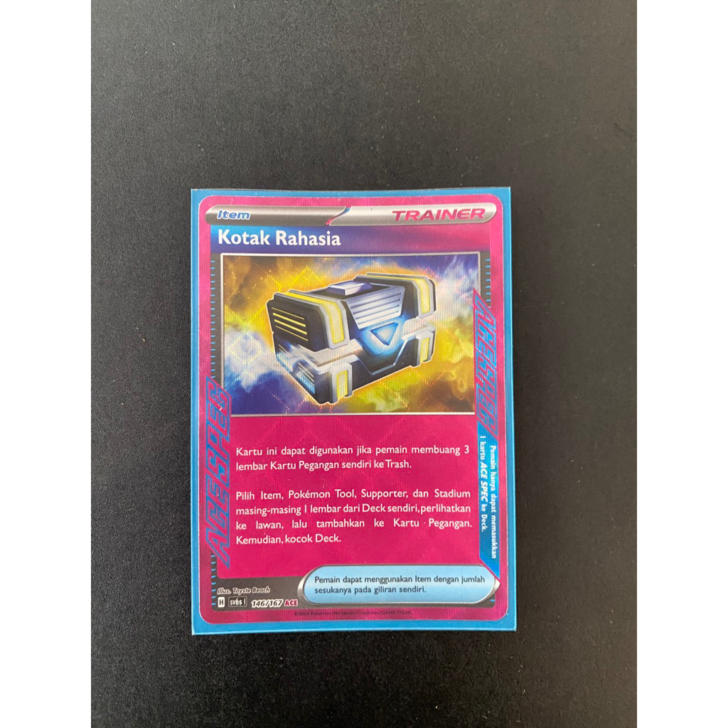 Kotak Rahasia Ace Kartu Pokemon Indo