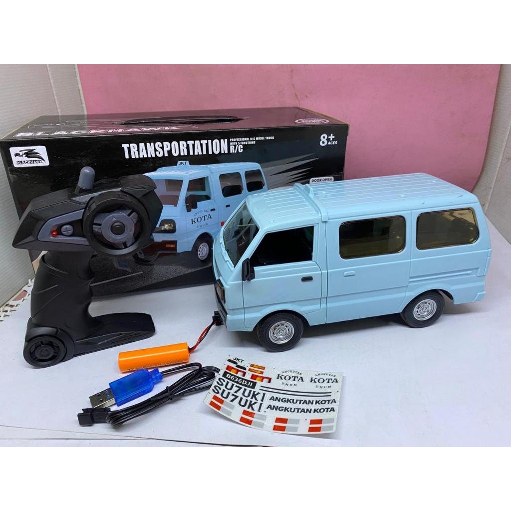 RC ANGKOT MAINAN MOBIL REMOTE CONTROL MOBIL ANGKUTAN UMUM ANGKOT RC CARRY 636