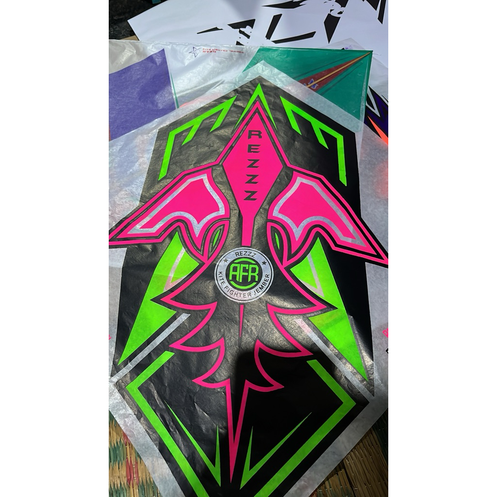 30 Lembar Kertas Layangan Sukhoi - Lembaran Kertas Layangan Sukhoi