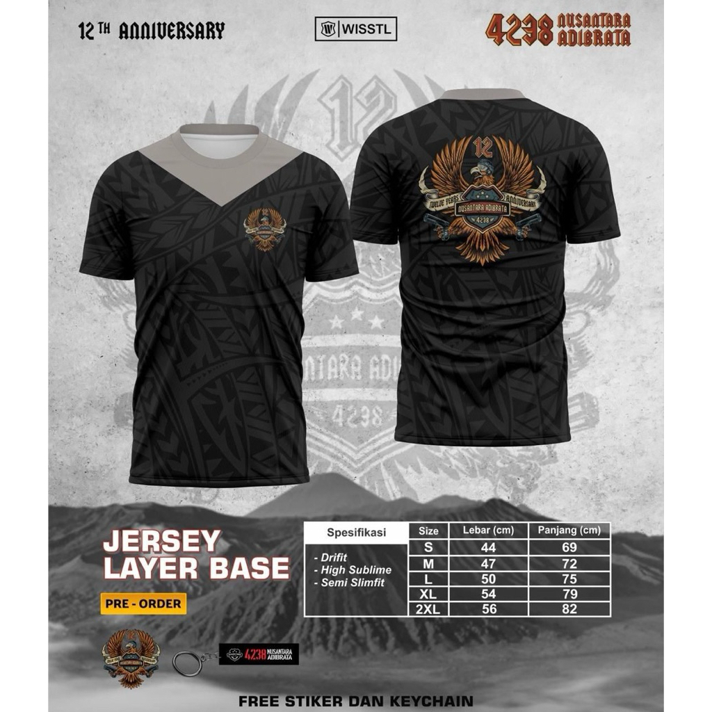 JERSEY: 4238 NUSANTARA ADIBRATA - 12 TH ANNIVERSARY