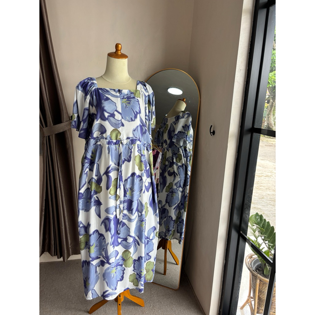 NESTUFF DRESS ESMERALDA DASTER RAYON JUMBO GROSIR DASTER RAYON JEMBER