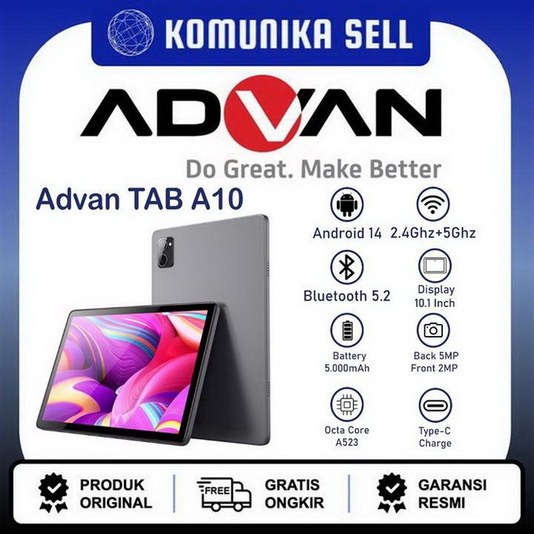 Advan Tab A10 Wifi Only - 4GB/64GB