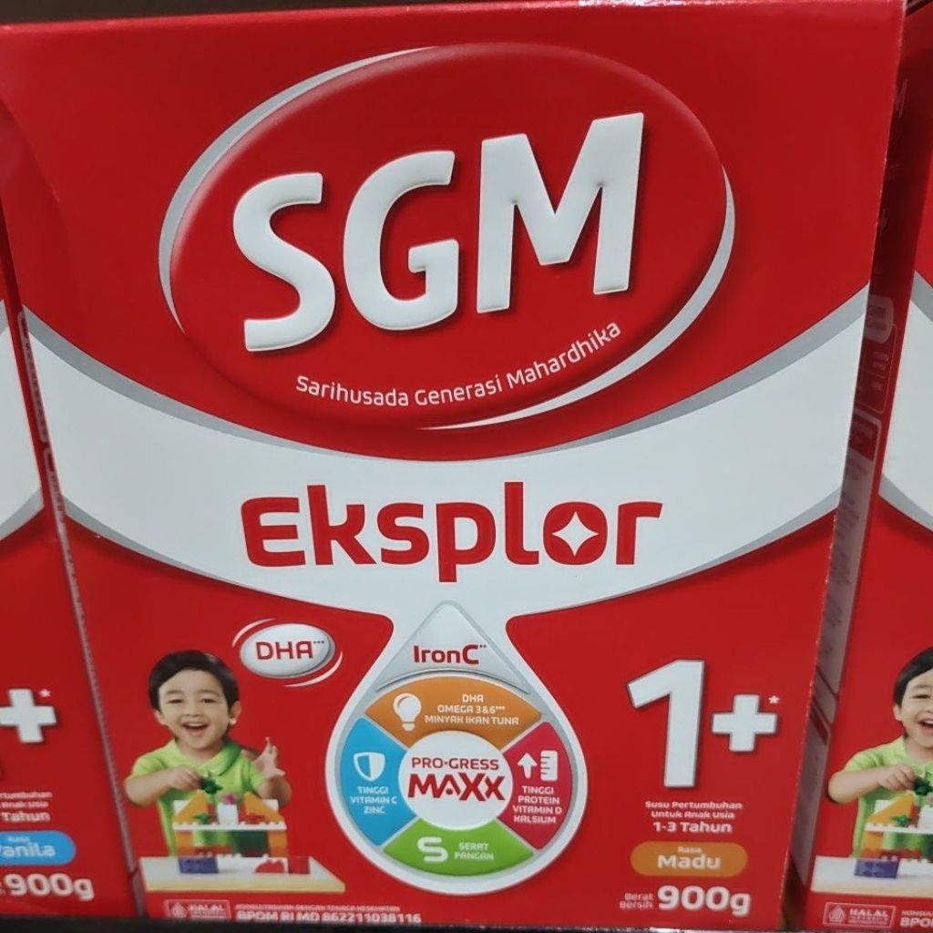 sgm 1+ (1-3 tahun) rasa madu 900 gram
