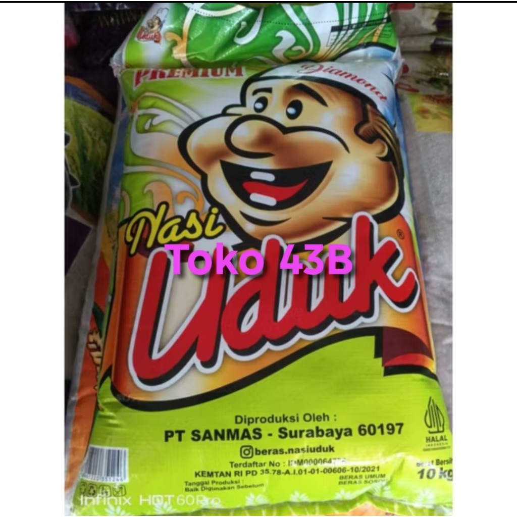 Beras Uduk Hijau 10kg instant Surabaya