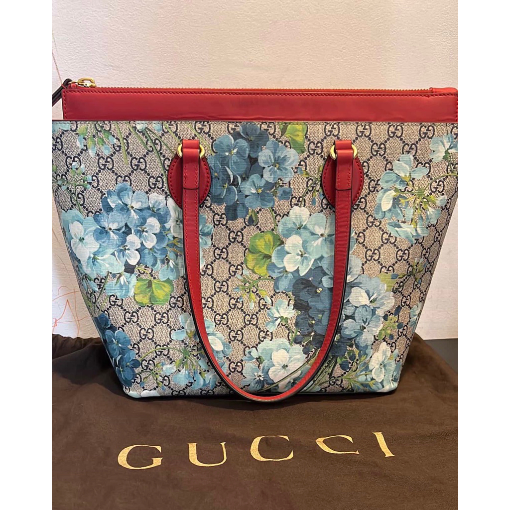 gucci tote flower