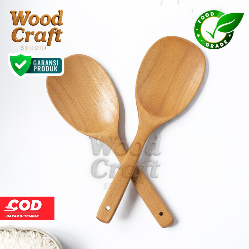 Centong Nasi Kayu Jati/Centong Nasi Kayu/Entong kayu