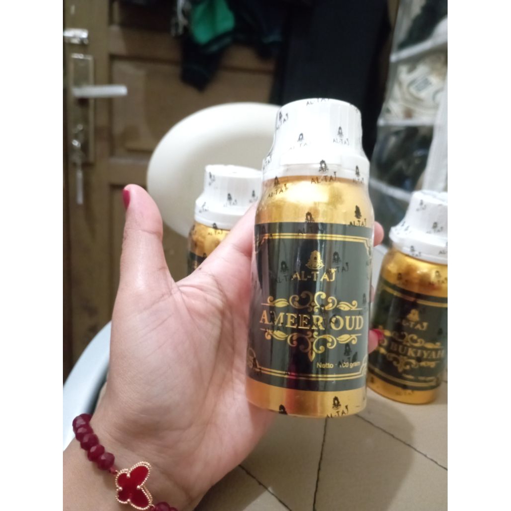 Ameer Oud segel 100 gram asli AL-Taj