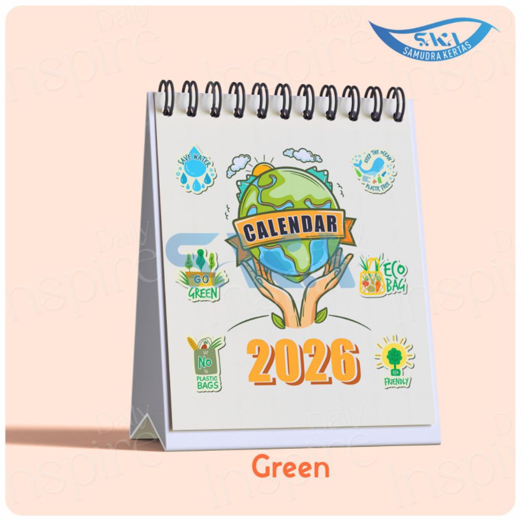 Kalender Mini 2026 / Kalender Meja Terlengkap 2026 | Desain Unik dan Aesthetic Kalender Duduk 2026