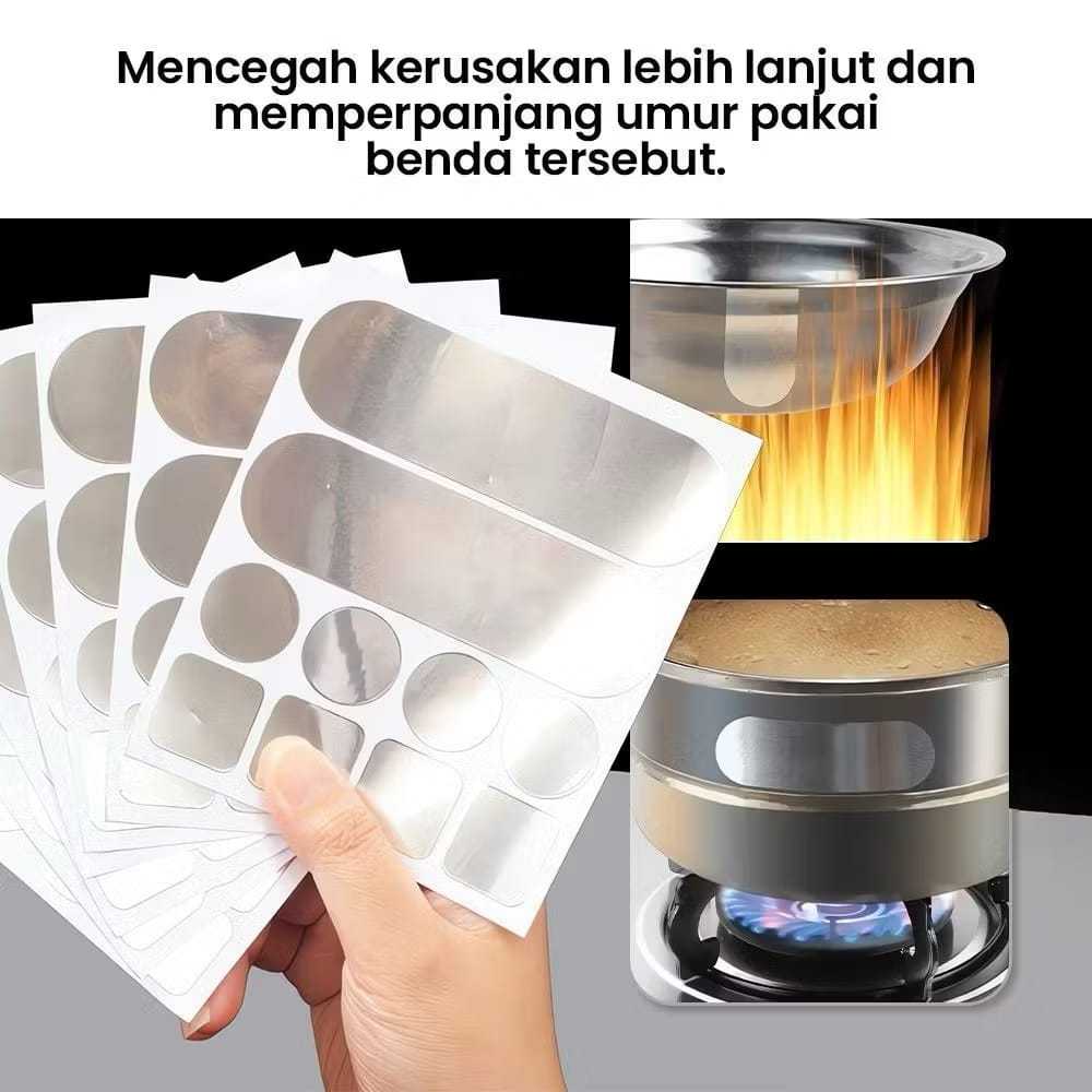 Stiker Tambal Panci Aluminium Anti Bocor – Lem Kuat Tahan Suhu Tinggi & Tahan Air