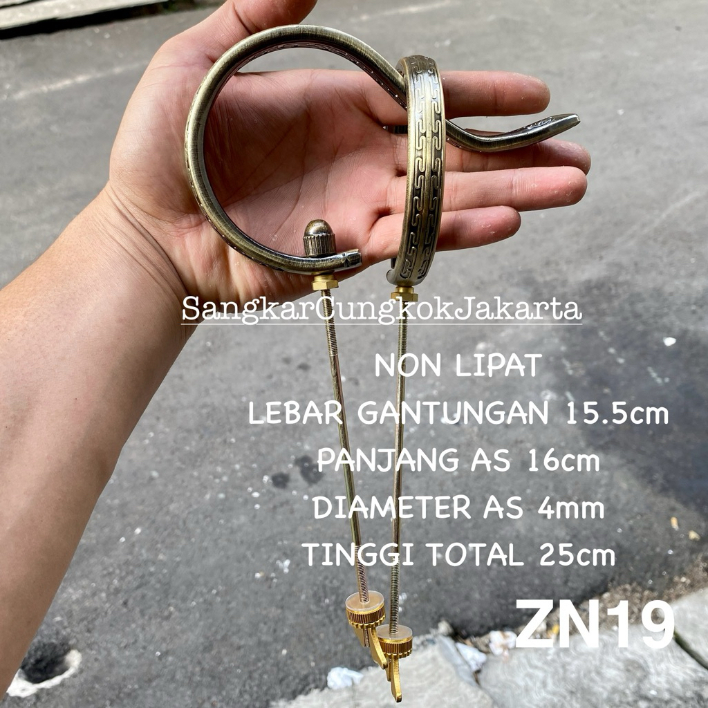 Gantungan Kandang Cungkok Besar AS17cm Ori Tiongkok