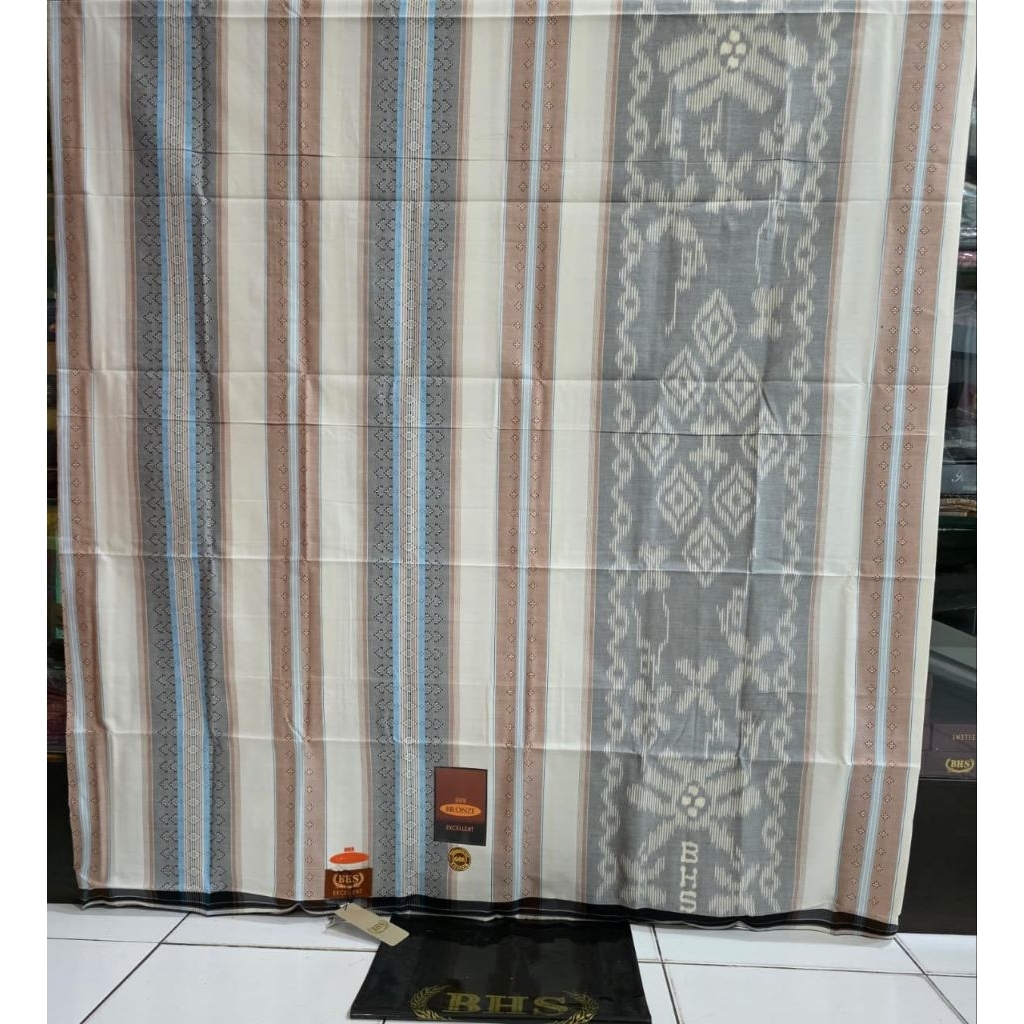 Sarung BHS Excellent SKT Songket Motif Mix Bronze