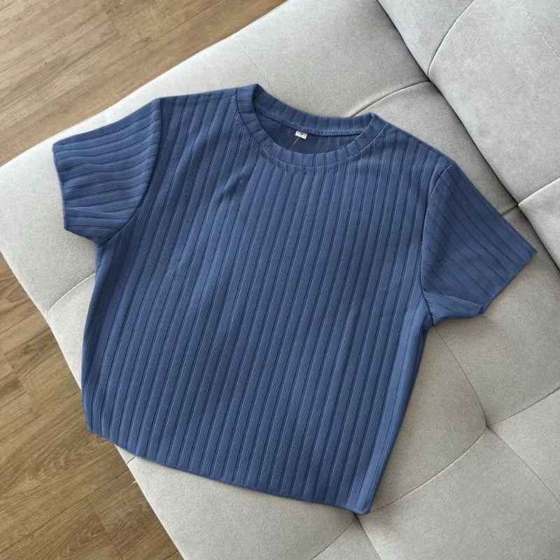 Siera Hornet Knit Crop Top | Bahan April Knit