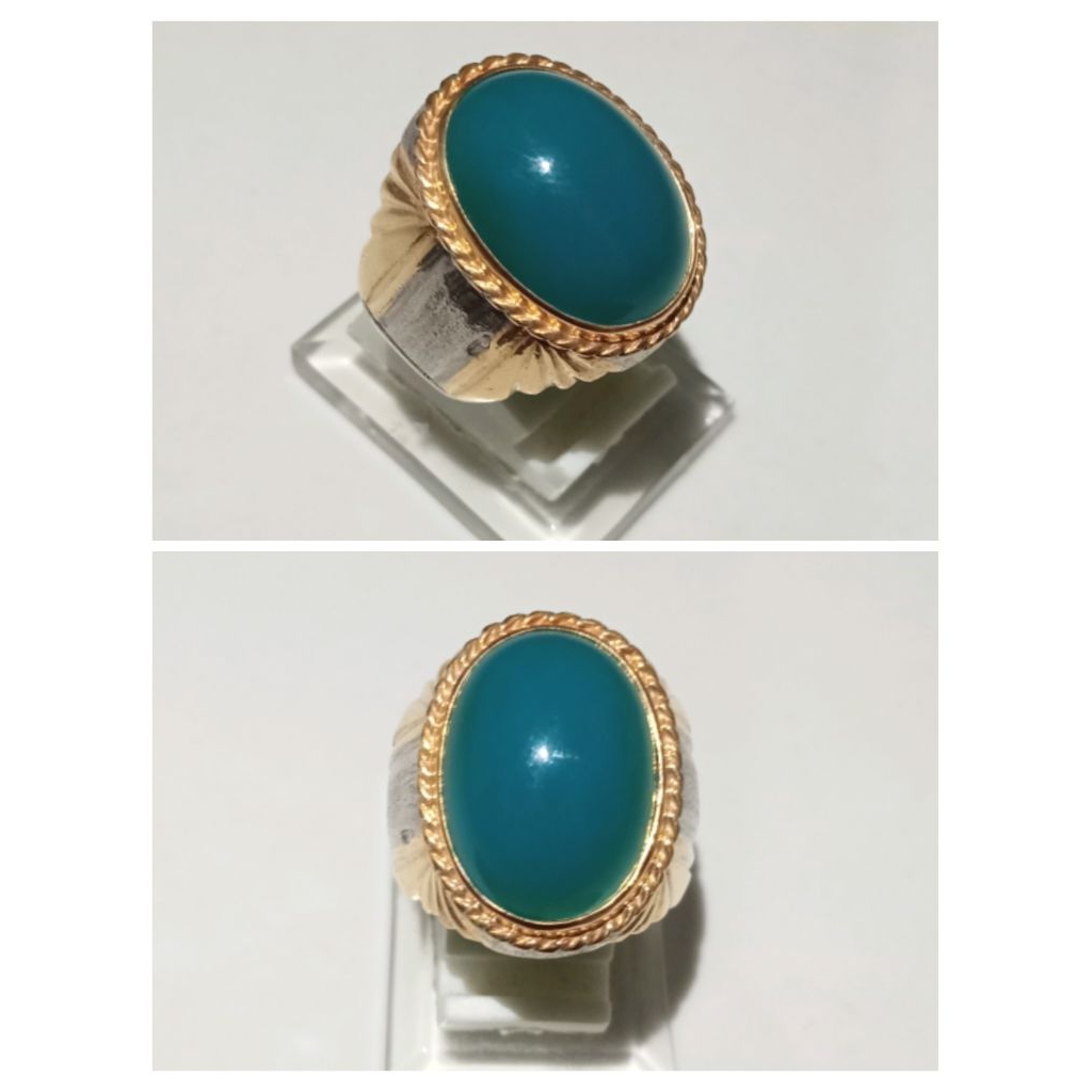 Cincin Batu Bacan Doko kristal