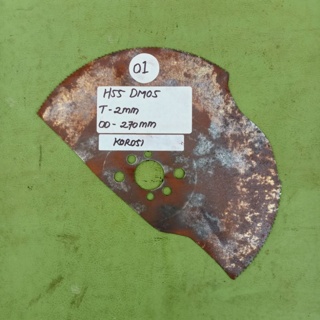 bahan HSS julia dmo5 tebal code 2mm