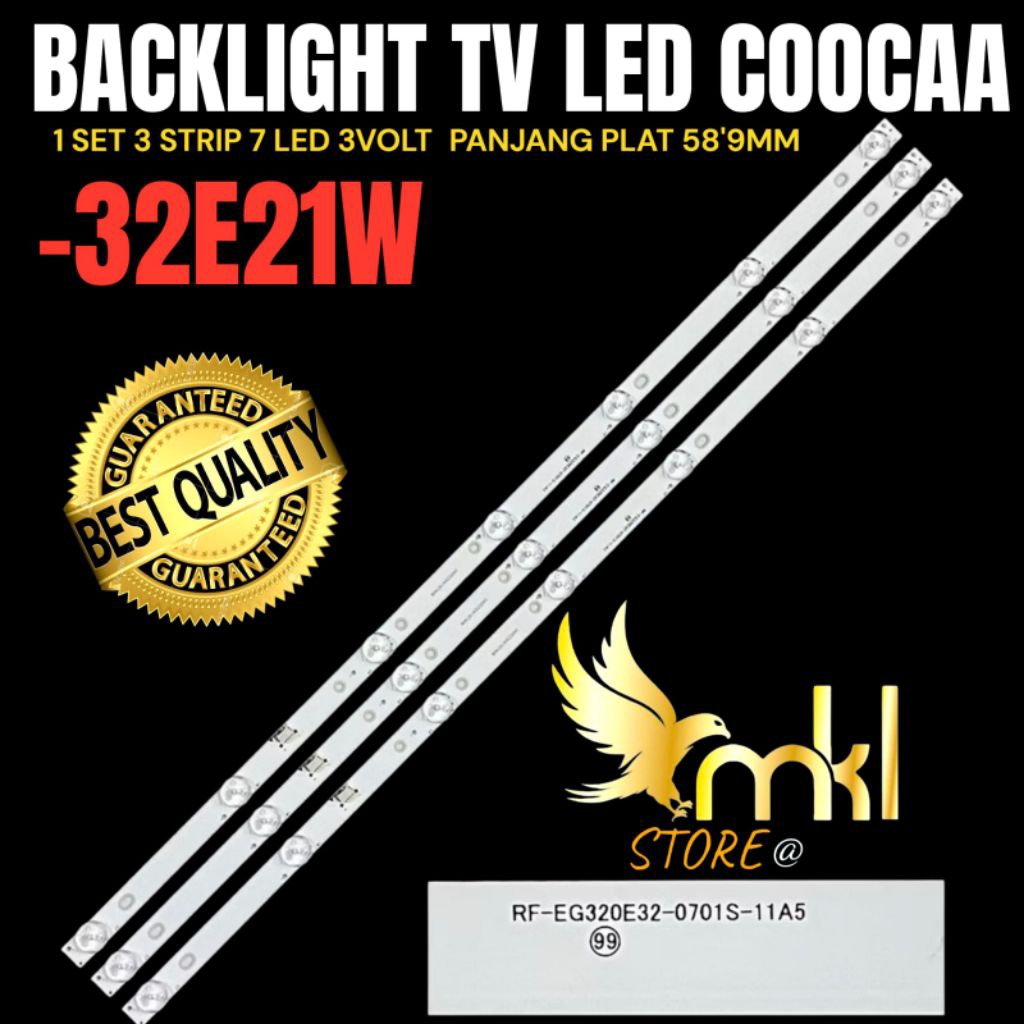 BACKLIGHT TV LED COOCAA 32 INCH 32E21W BACKLIGHT TV COOCAA 32 INCH