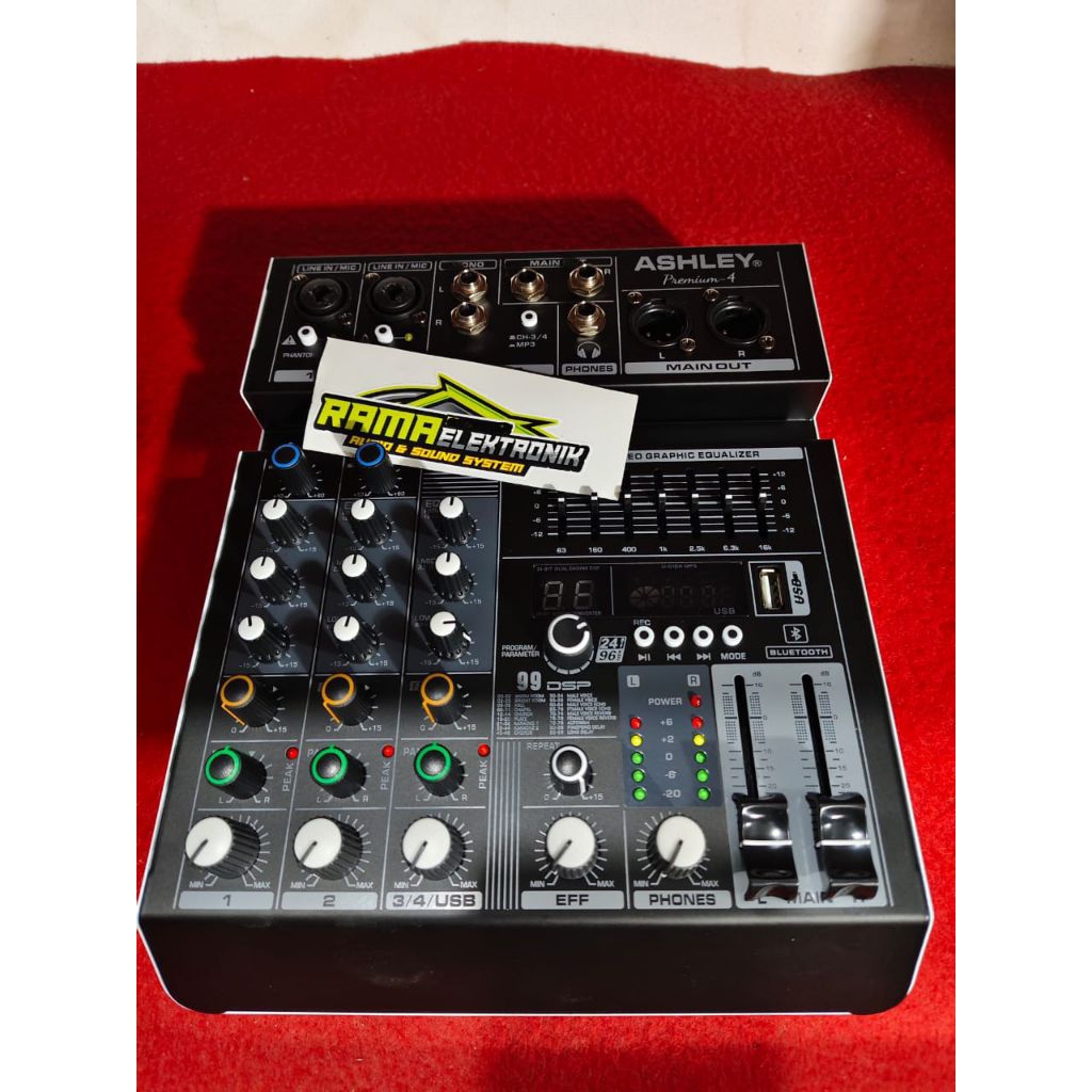 POWER-MIXSER AUDIO-: ASLEY2CHENEL PREMIUM-4 mikser asle premium