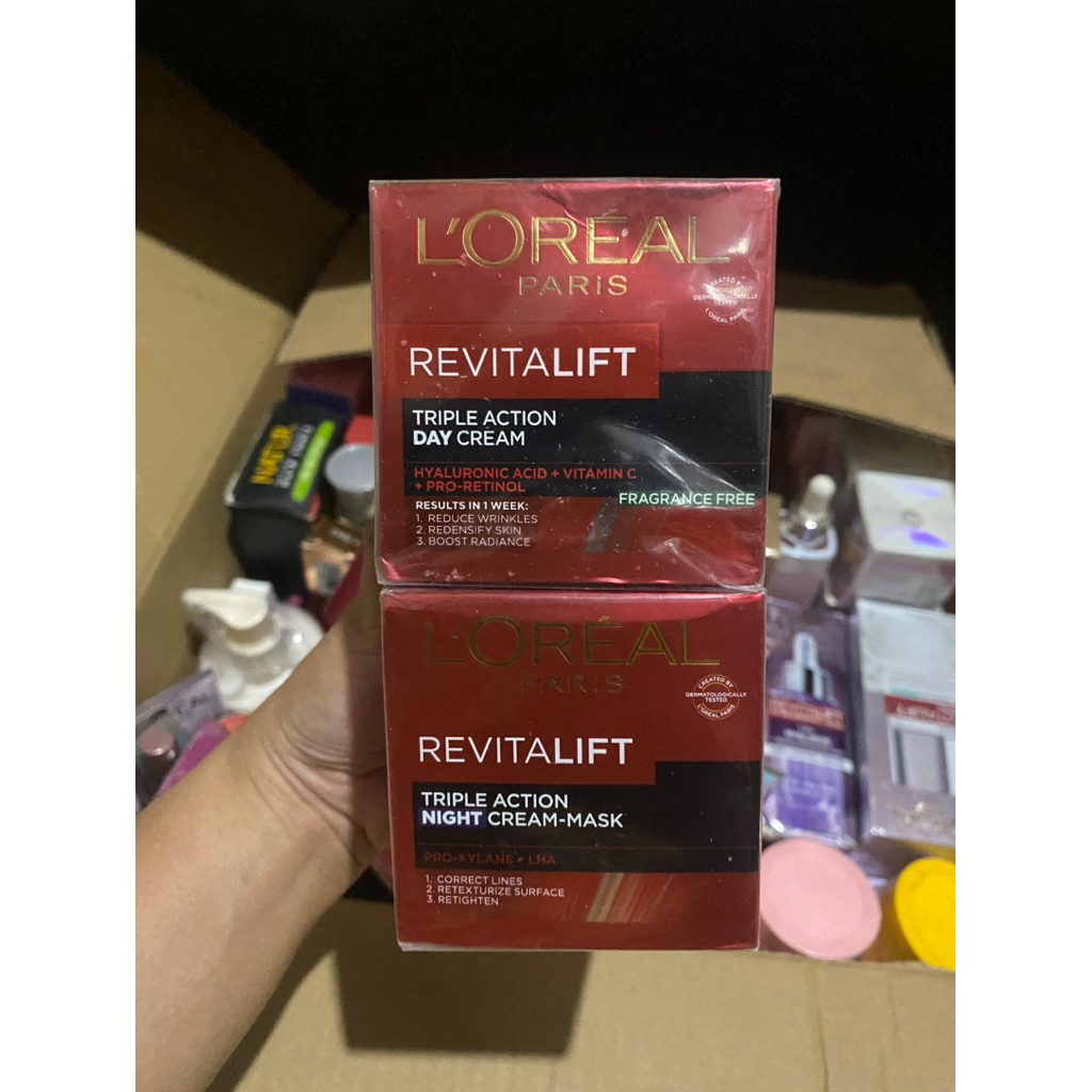 Loreal Revitalift Day Cream & Night Cream 50ml