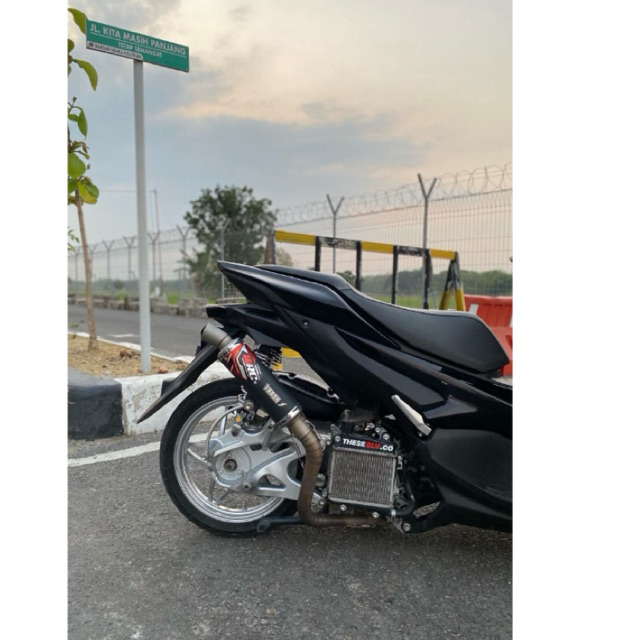 knalpot samlong wrc sunblast aerox inlet 45