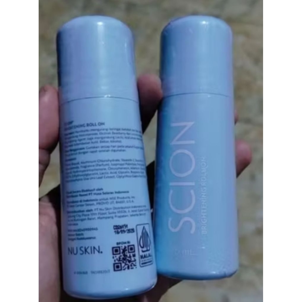 2 Pcs Scion® Whitening Roll On Ed 2028 Nu  Skin Roll On Nu  Skin Scion® S-Cion Roll On Pemutih Ketia