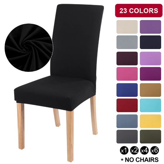 sarung kursi makan polos /sarung kursi makan polyester /sarung kursi makan import / sarung kursi mak